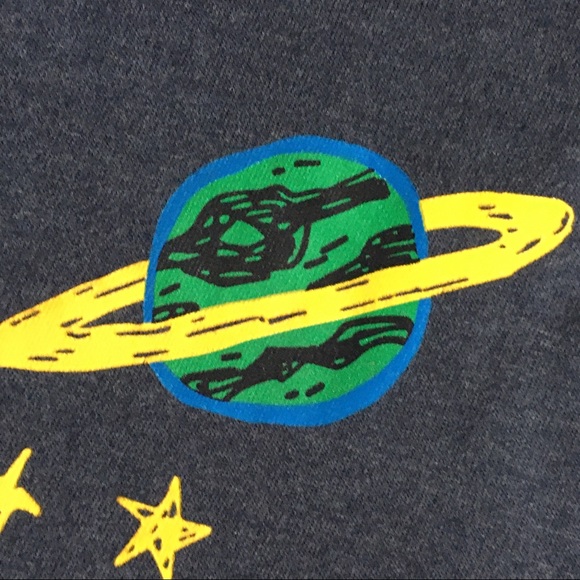 Space shirt size 3T astronaut spaceship black top rocket planets Saturn stars - Picture 16 of 16